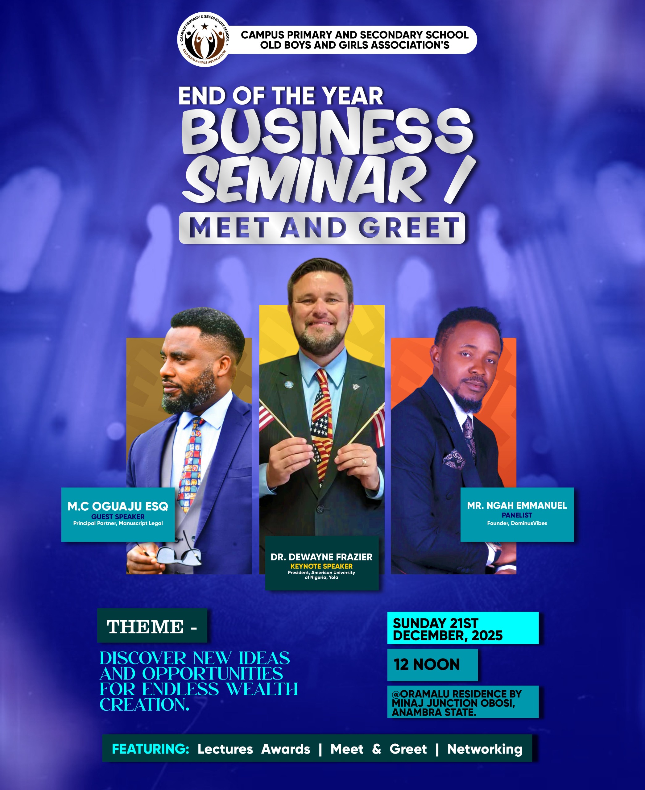 Annual Business Seminar/ Meet & Greet 2025